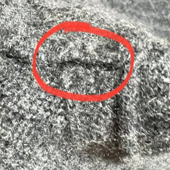 Ralph Lauren Black Label Charcoal Gray Cashmere Drape Open Sweater Vest Size M - Picture 11 of 15